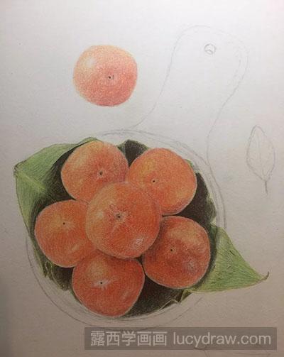 怎么绘制柿子（柿柿如意）