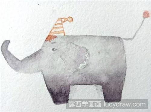 小象水彩画教程