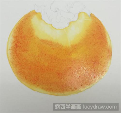 柿子水彩画教程