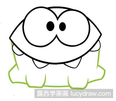 简笔画教程：教你画Om Nom