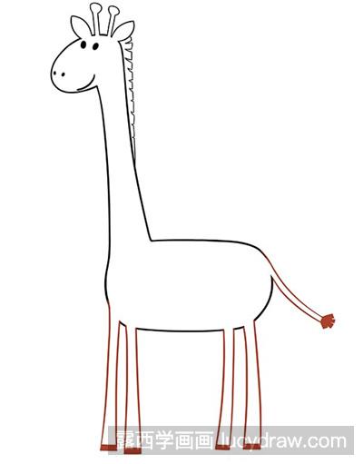 简笔画教程:教你画长颈鹿