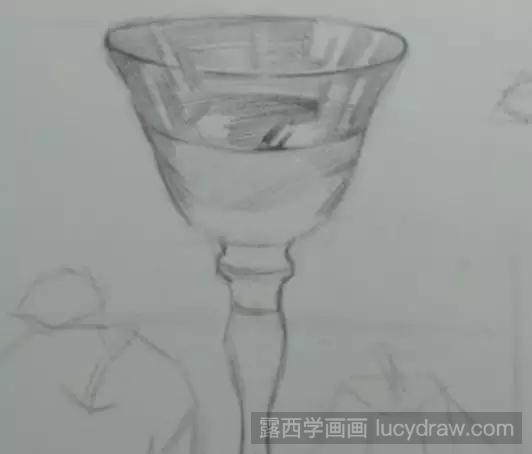 杯子静物素描教程