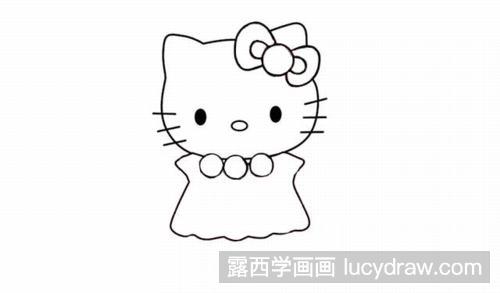 HelloKitty简笔画教程