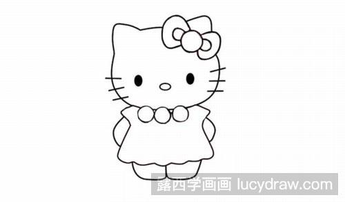 HelloKitty简笔画教程