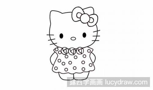 HelloKitty简笔画教程