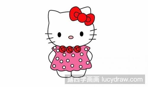 HelloKitty简笔画教程