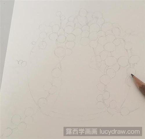 翡翠珠水彩画教程