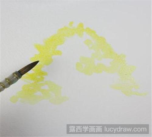 水彩画教程：一棵秋天的树