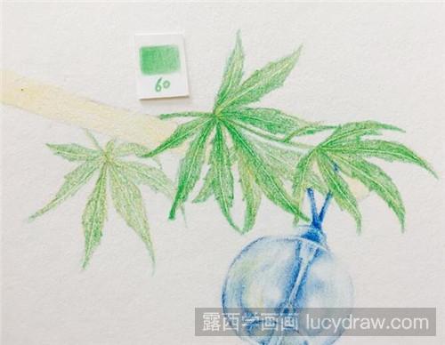 彩铅画教程：风中的风铃