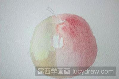 水彩画教程-苹果的绘制方法