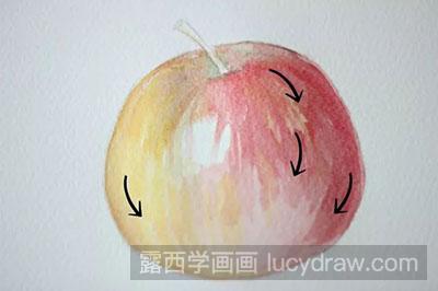 水彩画教程-苹果的绘制方法
