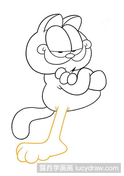 简笔画教程：教你画加菲猫