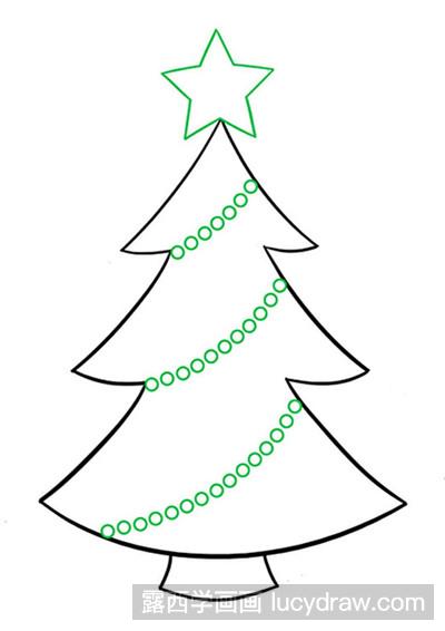 简笔画教程：教你画圣诞树