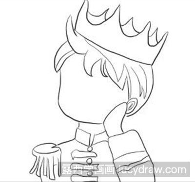 简笔画教程-国王的绘制方法