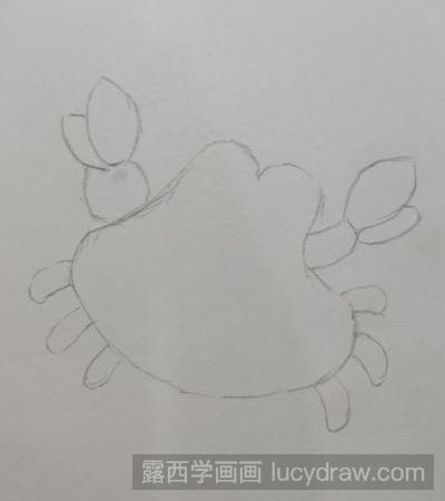 儿童画教程：教你画螃蟹