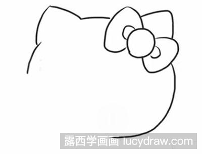 简笔画教程-怎么画一只可爱的HelloKitty