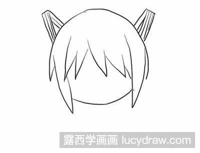 简笔画教程-小初音的画法