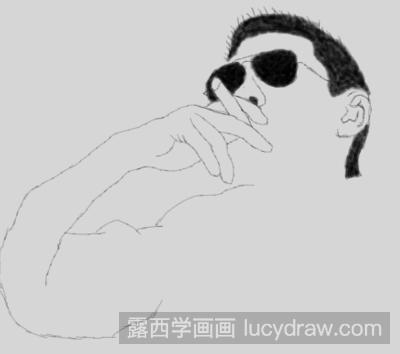 简笔画教程：教你画屌丝男