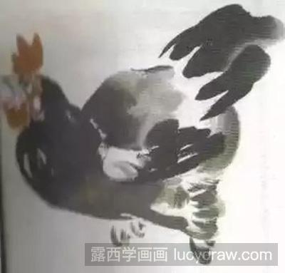 国画教程怎么绘制写意母鸡