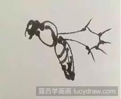 国画教程：怎么画蝴蝶