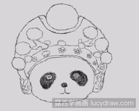 简笔画教程：教你画卡通京剧熊猫