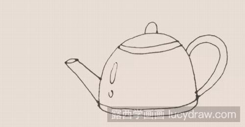 简单又好看的茶具画图片