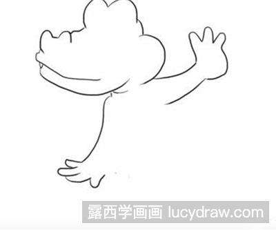 简笔画教程：鳄鱼的画法