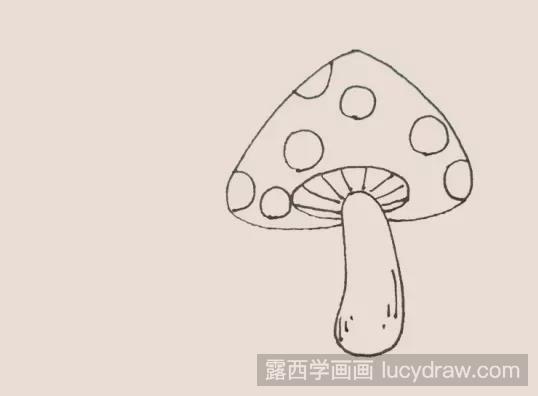 蘑菇儿童画教程
