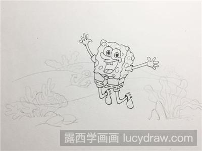 海绵宝宝简笔画教程