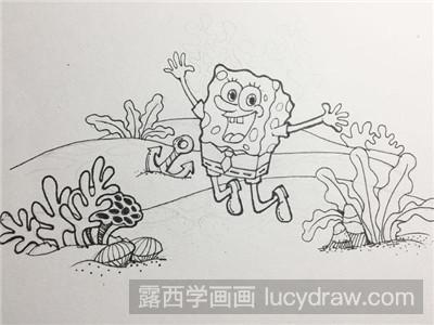 海绵宝宝简笔画教程