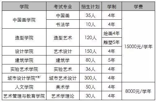 2018年考中央美术学院的要求