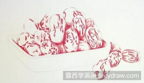 红枣彩铅画教程