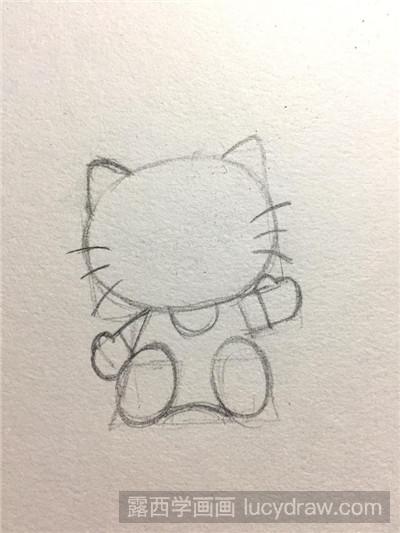 Hello Kitty简笔画教程