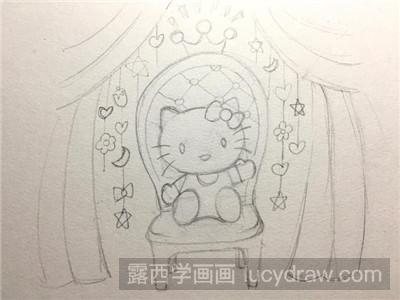 Hello Kitty简笔画教程