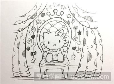 Hello Kitty简笔画教程