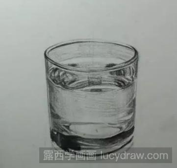 素描玻璃杯的画法讲解