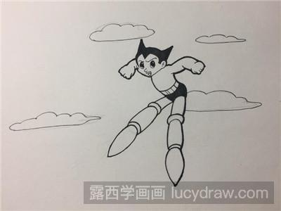 铁臂阿童木简笔画