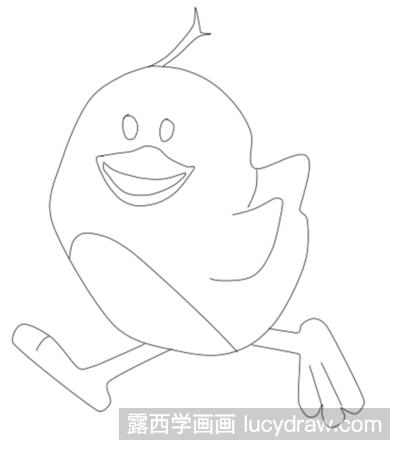 简笔画教程：教你画小黄鸡