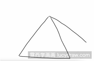简笔画教程：怎么画金字塔