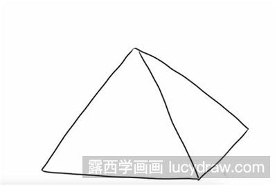简笔画教程：怎么画金字塔