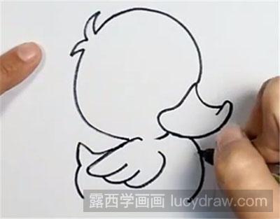 简笔画教程：怎们画小鸭子