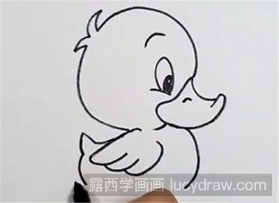 简笔画教程：怎们画小鸭子