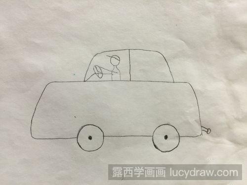 简笔画教程：怎样用简笔画画汽车