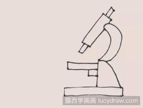 显微镜简笔画教程