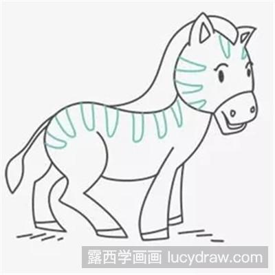 简笔画教程：教你画斑马