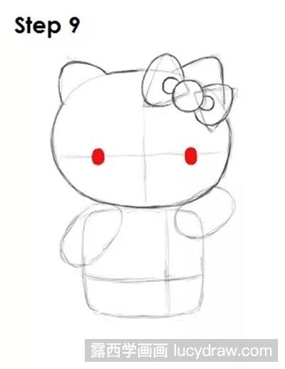 儿童画教程：教你画hello kitty