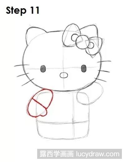 儿童画教程：教你画hello kitty