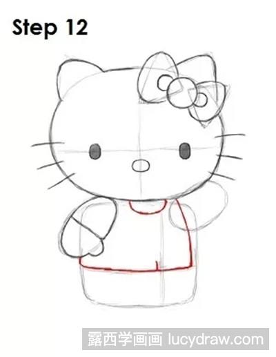 儿童画教程：教你画hello kitty