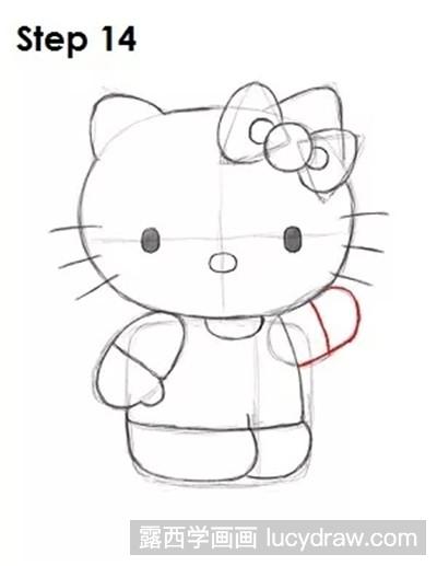 儿童画教程：教你画hello kitty