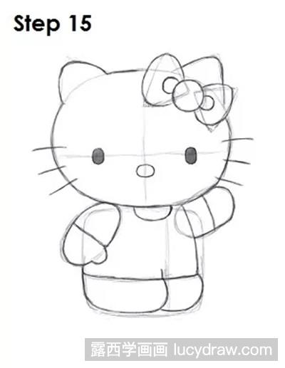 儿童画教程：教你画hello kitty